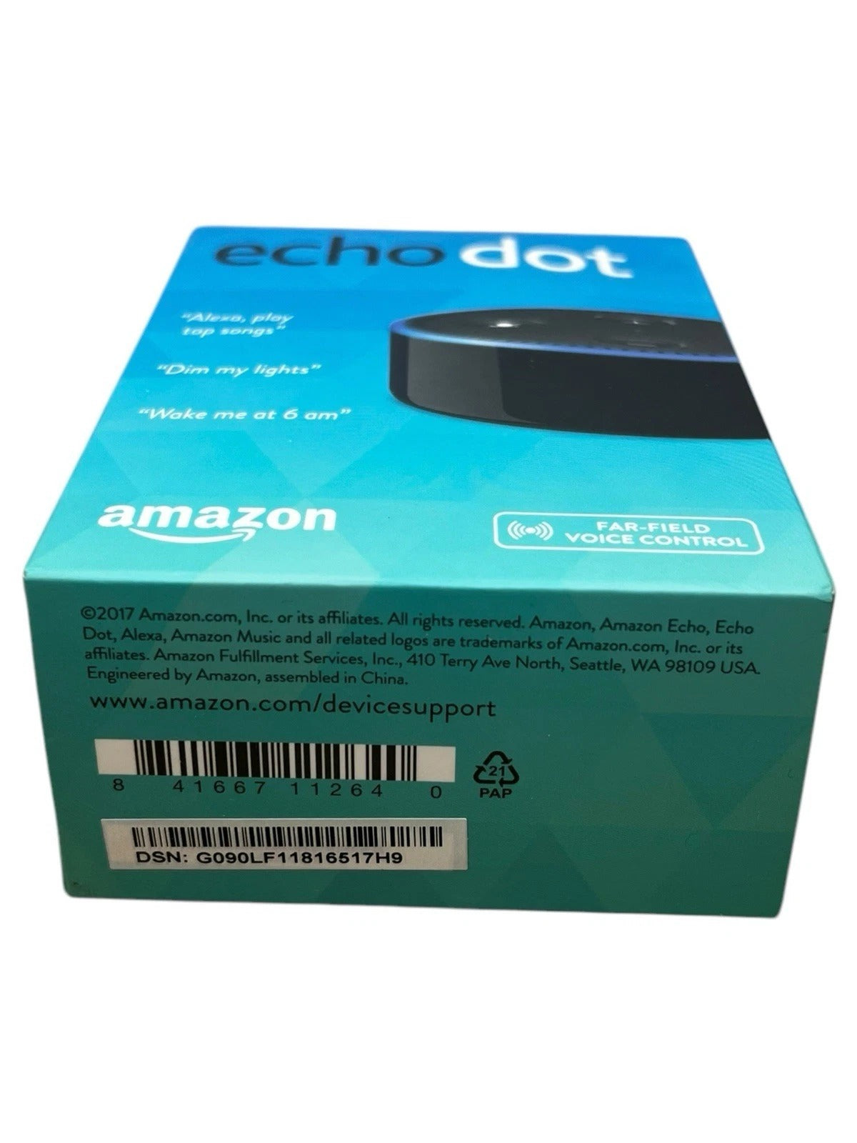 Brand New Amazon Echo Dot (2nd Generation) Smart Speaker - Black