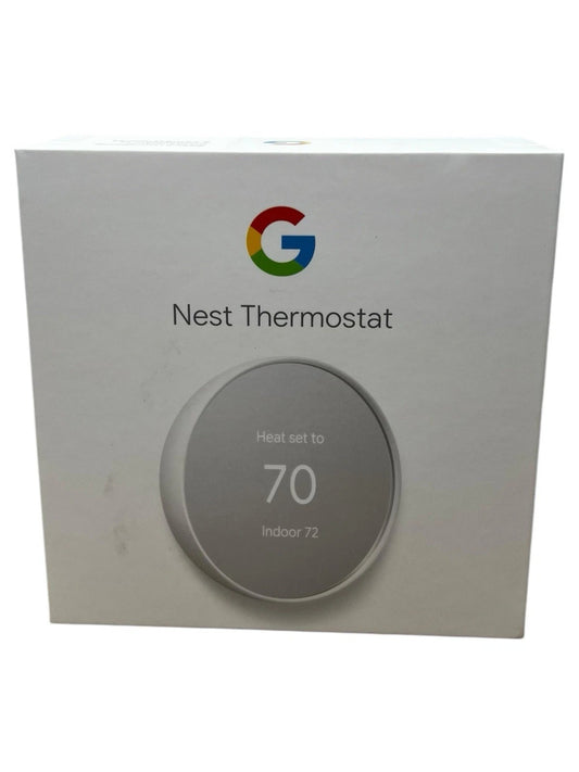 New Opened Box Google Nest Smart Thermostat, Snow - GA01334-US